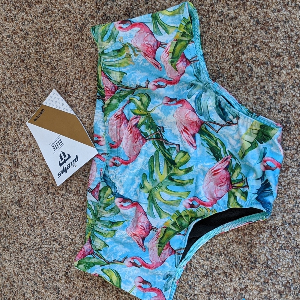 Men's Phelps Flamingo 14cm Brief.  Size 34.